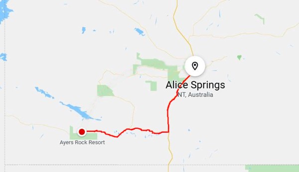 Ayres Rock Resort to Alice Springs