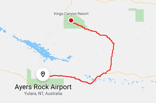 Kings Canyon to Uluru