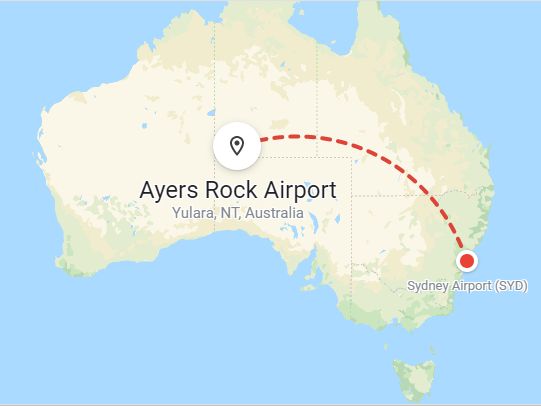 Uluru map